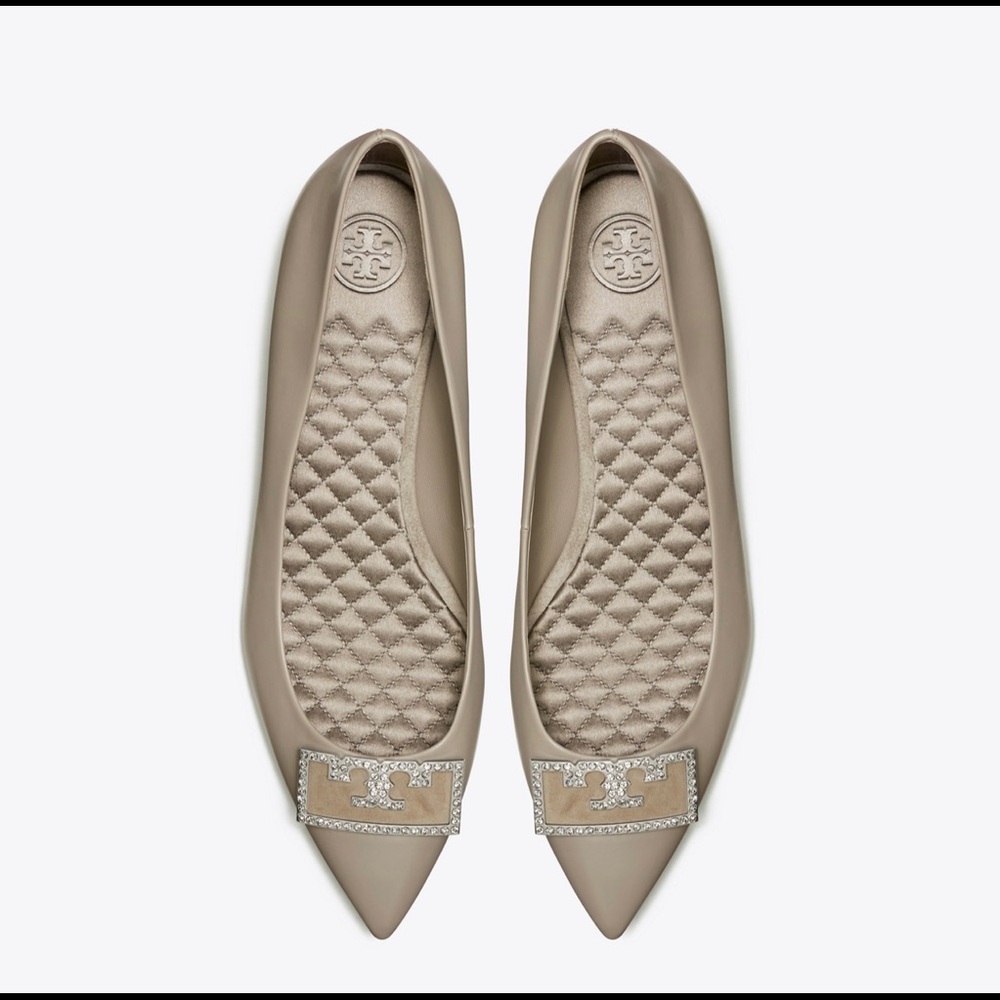 Brand new Tory Burch GiGi Flat Gray - Picture 5 of 8